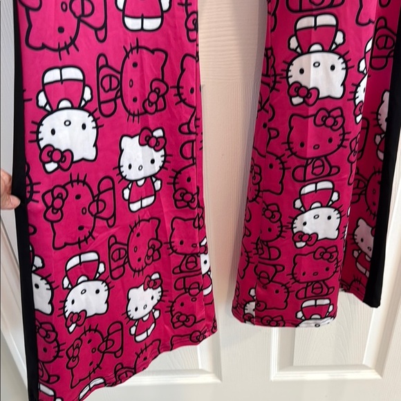 SHEIN 3XL Fuchsia Hello Kitty Lounge Flare Pants - Picture 4 of 14